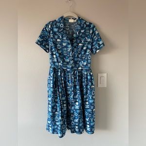Teapot Joanie Cotton Shirt Dress UK 8 (US 4)
